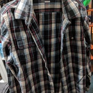 Bonobos Blue Plaid Flannel